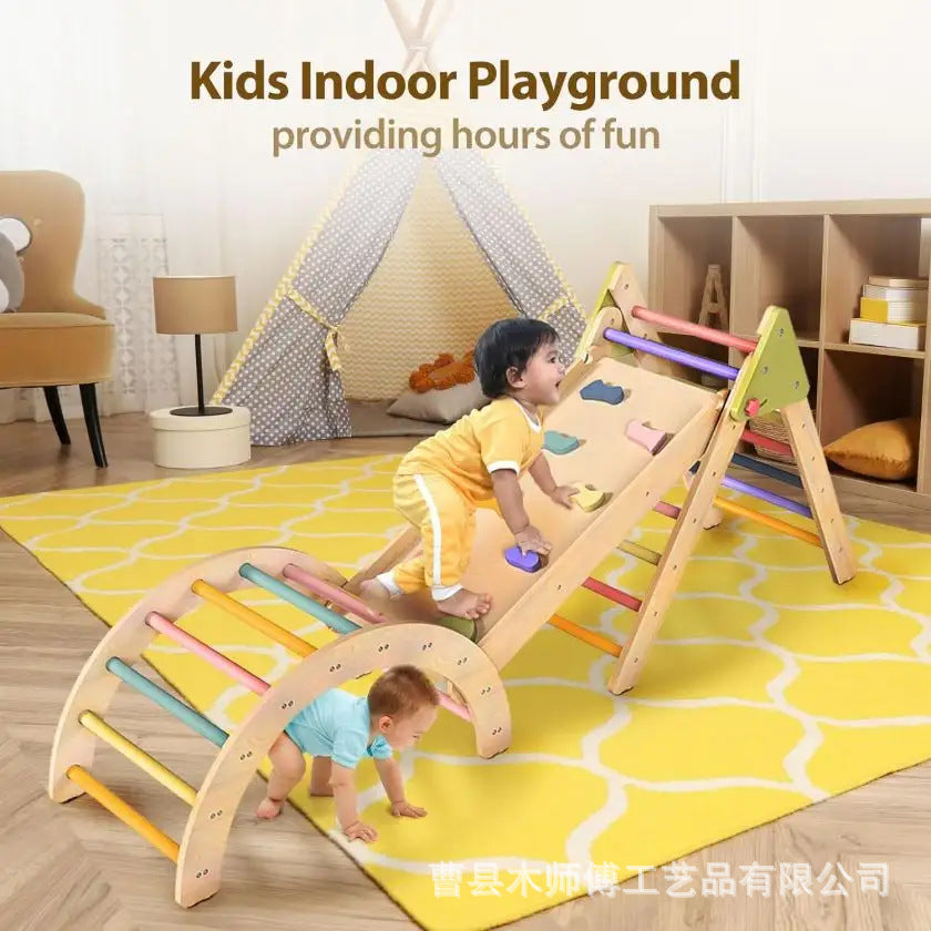 Montessori Climbing Pikler Triangle Set