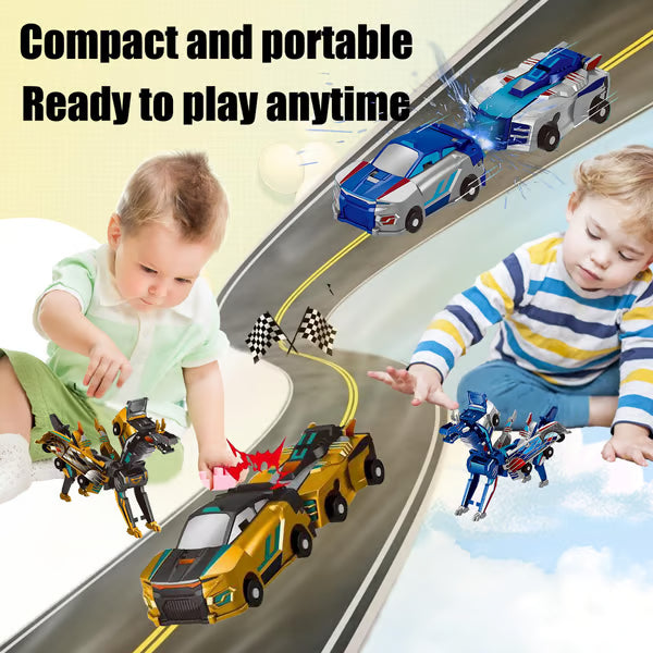 MontiMeadow™ - 💥 Collision Transforming Dinosaur Car Toy