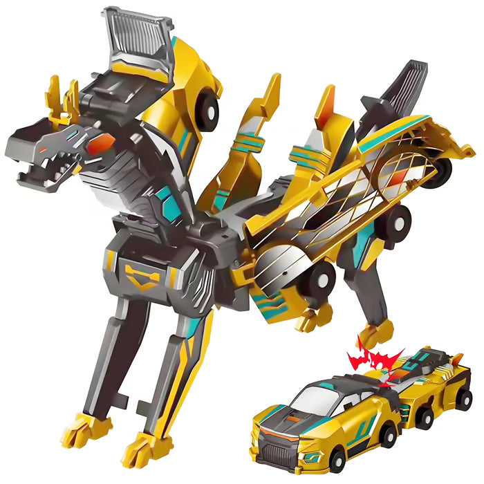 MontiMeadow™ - 💥 Collision Transforming Dinosaur Car Toy