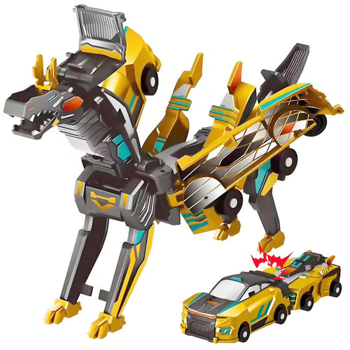 MontiMeadow™ - 💥 Collision Transforming Dinosaur Car Toy