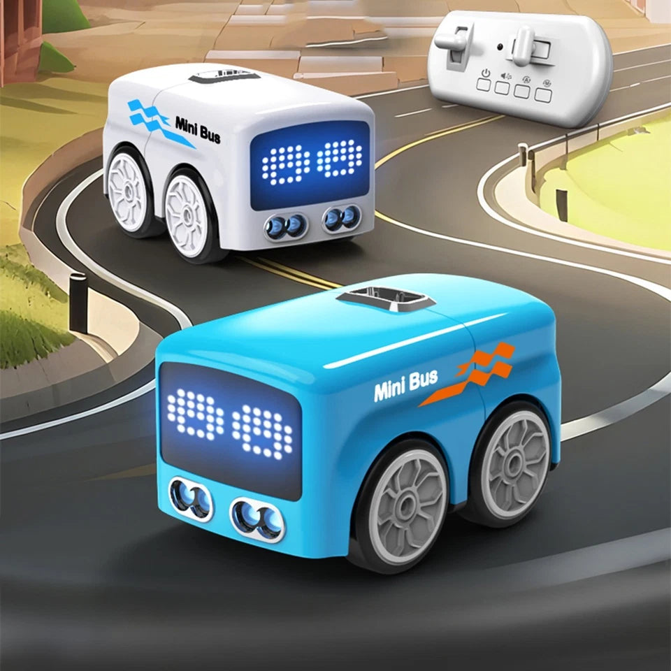 USB rechargeable RC mini bus toy for children aged 3 plus