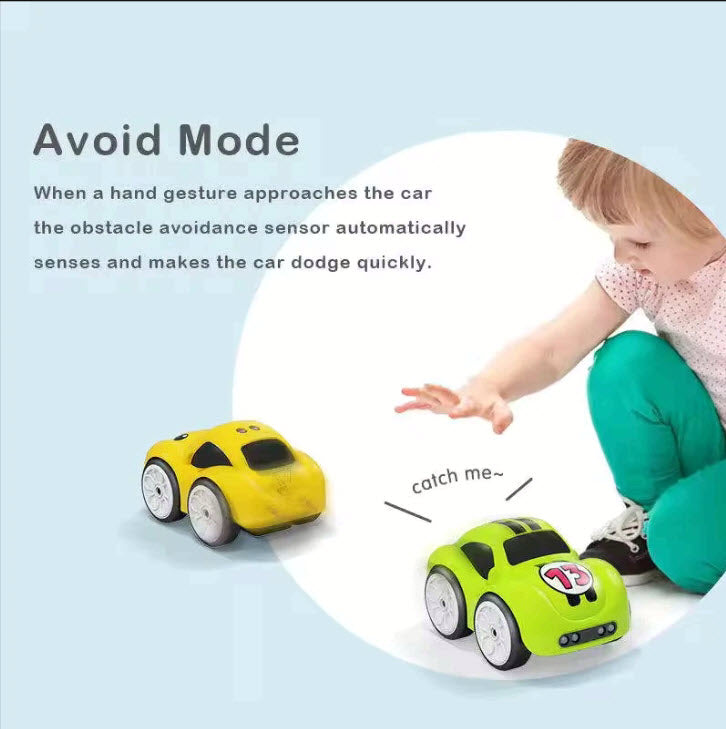 MontiMeadow smart RC car sensor avoidance mode dodging obstacles kids toy
