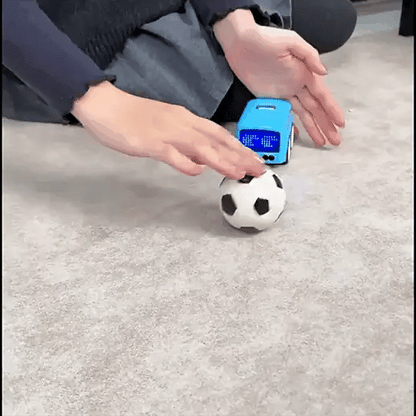 Blue bus RC car line tracking mode gif for kids