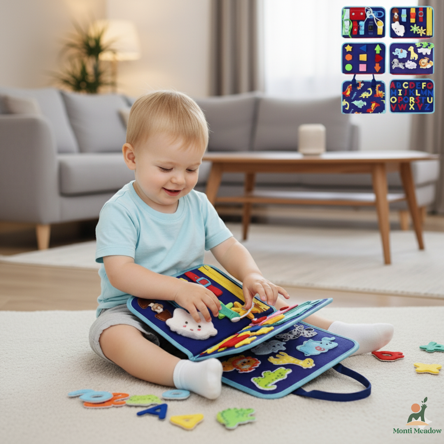 Montessori Busy Board - MontiMeadow™