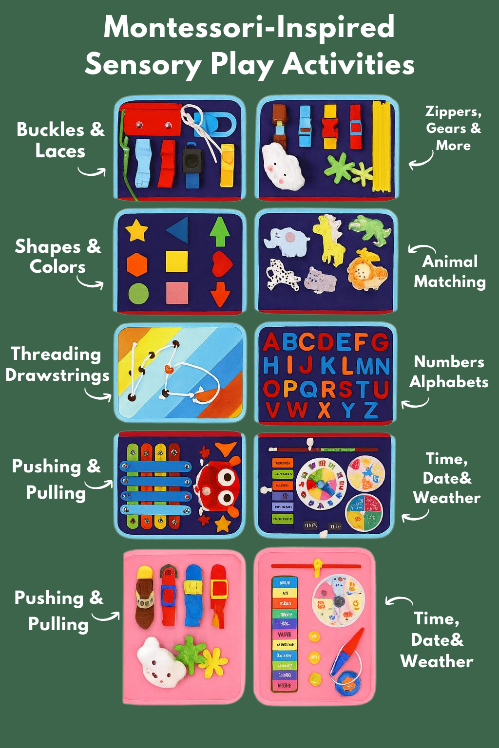 Montessori Busy Board - MontiMeadow™