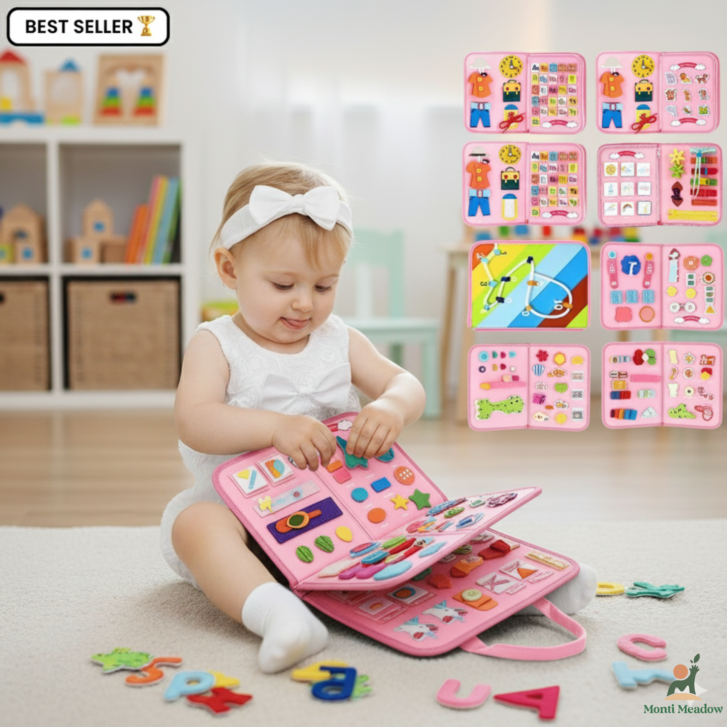 Montessori Busy Board - MontiMeadow™