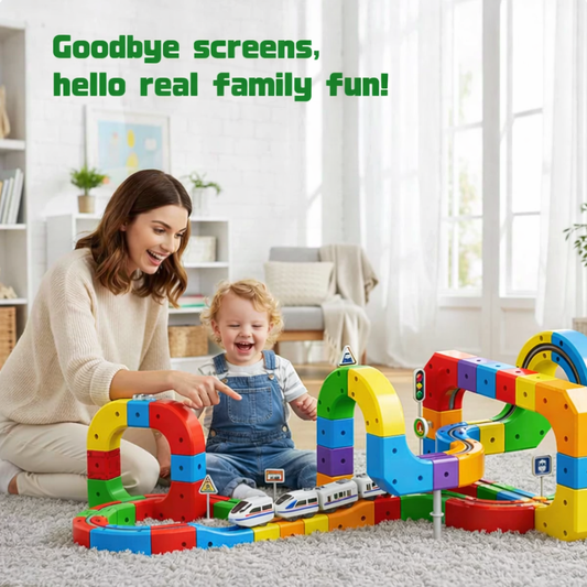 MontiMeadow™ 3D Stem Magic Track Train Set