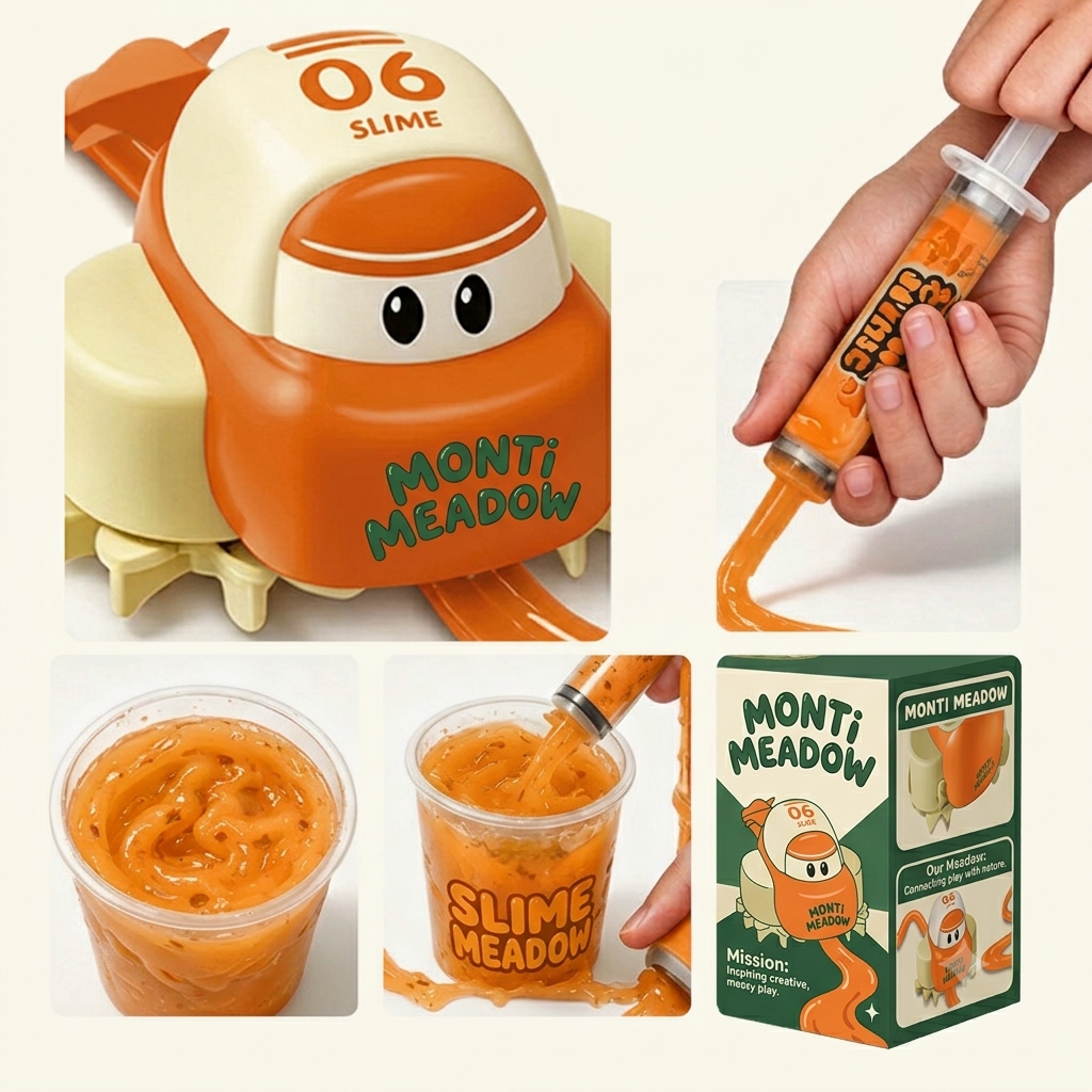 Slime tracker car toy
