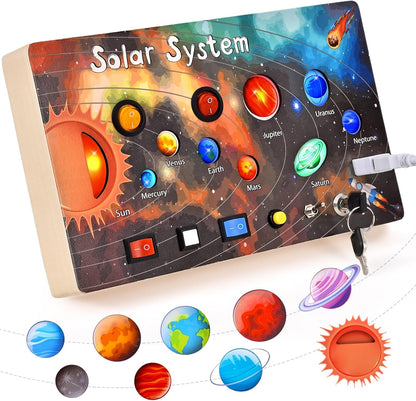 Montessori Wooden LED Switch Board