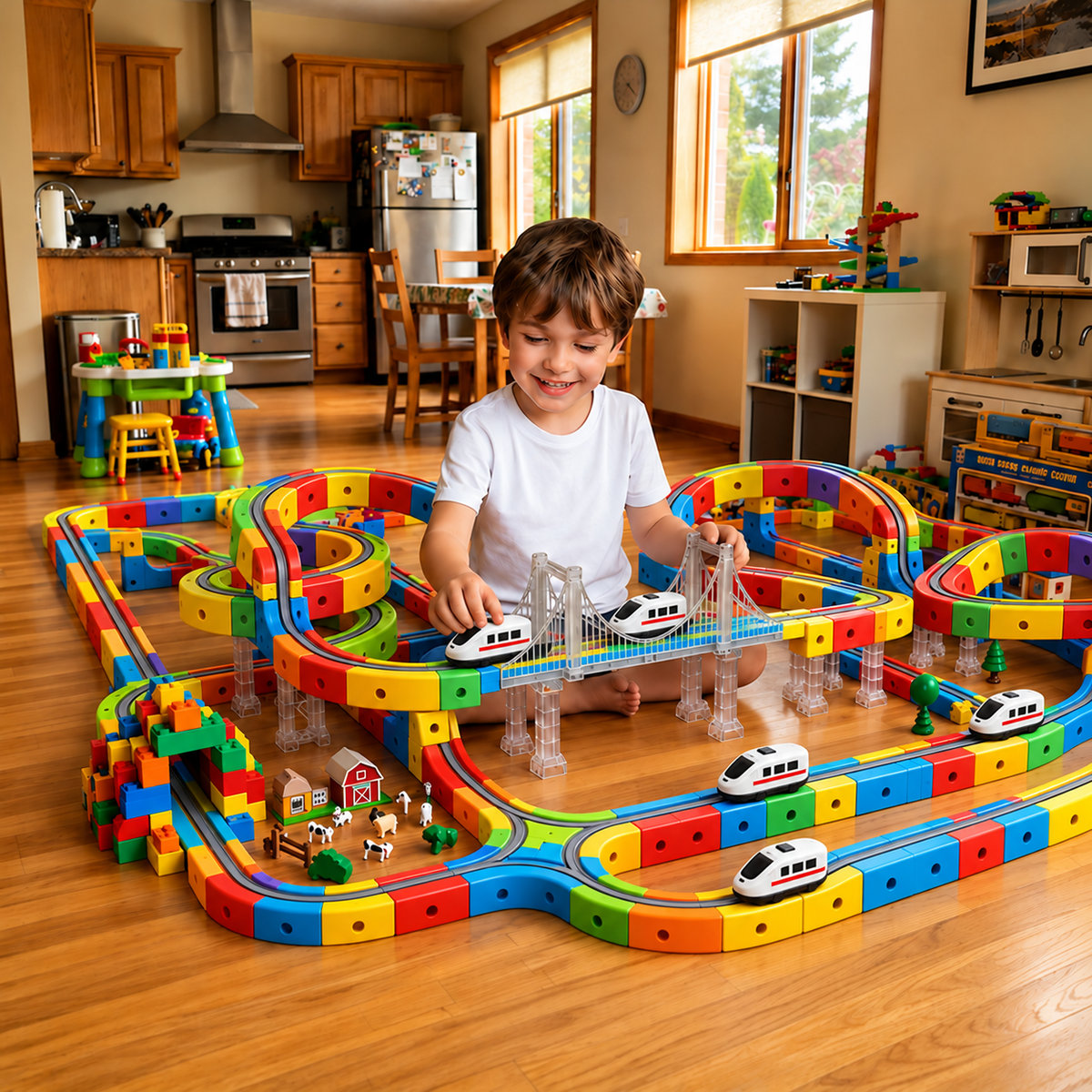Magic Track Train Set | MontiMeadow™