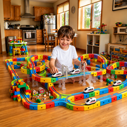 Magic Track Train Set | MontiMeadow™