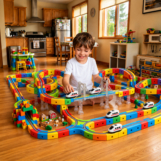 Magic Track Train Set | MontiMeadow™