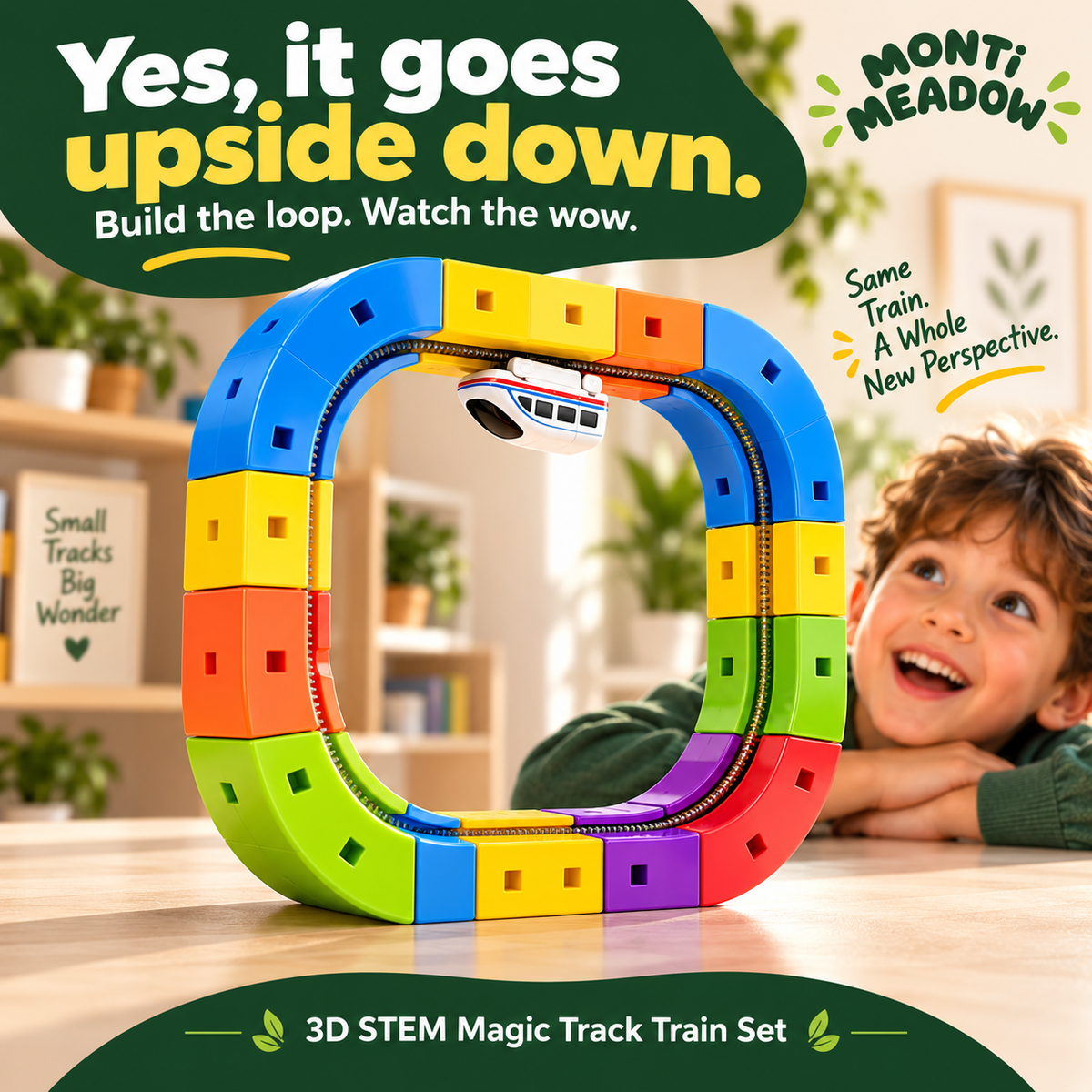 Magic Track Train Set | MontiMeadow™