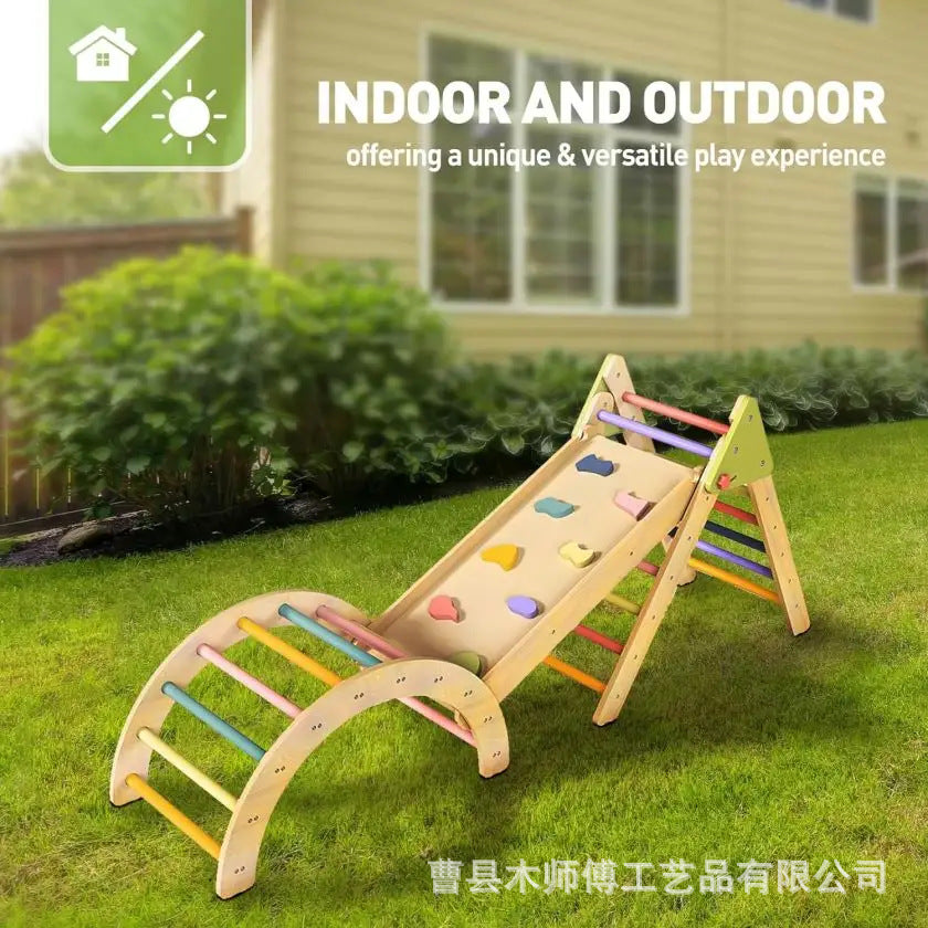 Montessori Climbing Pikler Triangle Set