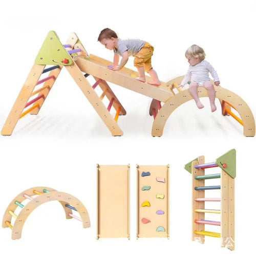 Montessori Climbing Pikler Triangle Set